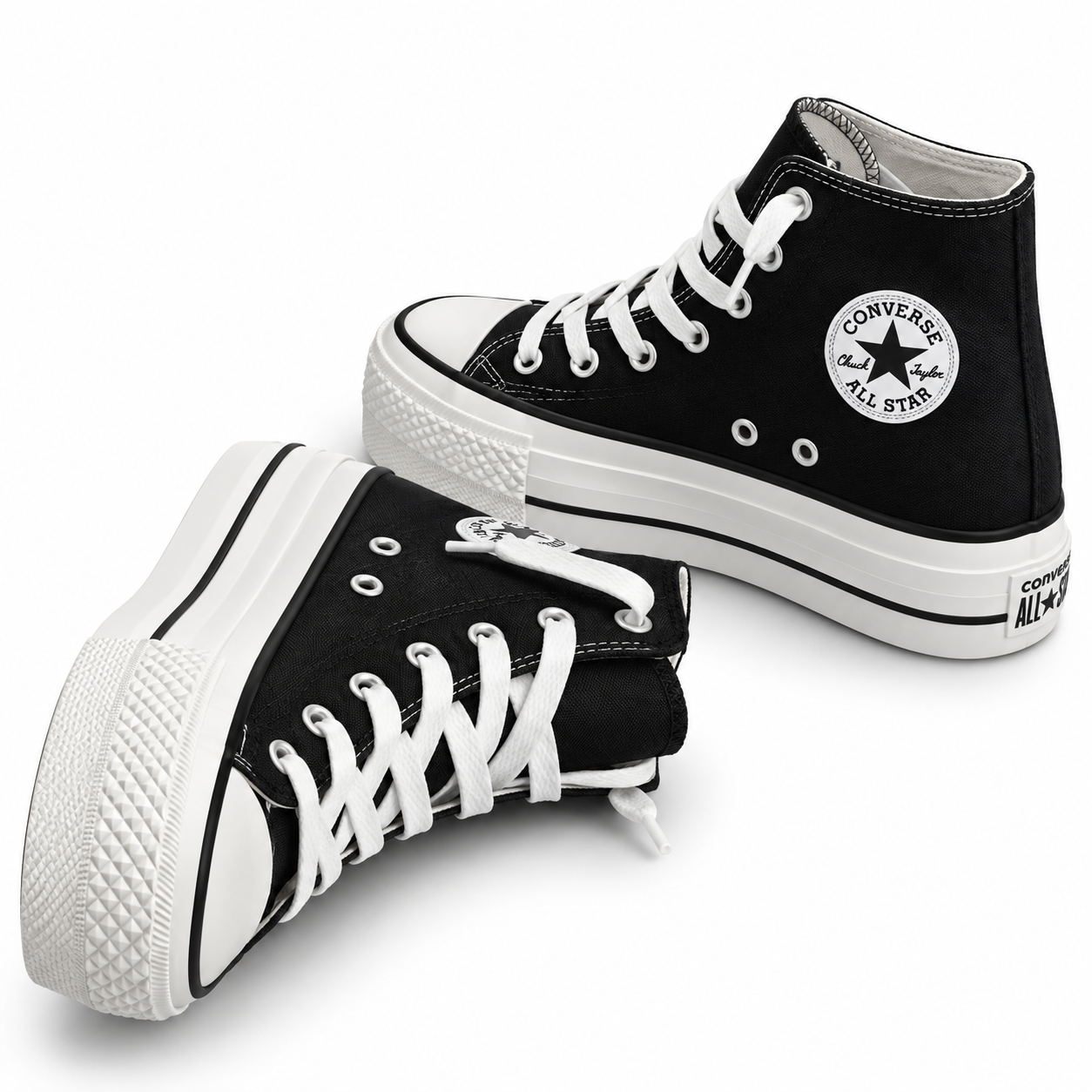 Converse All Star Plataforma Tela OFERTA