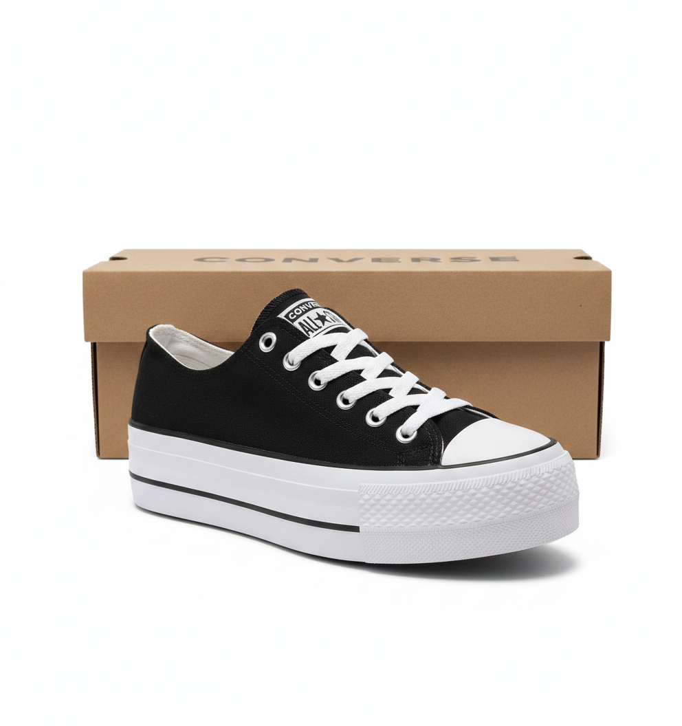 Converse All Star Plataforma Tela OFERTA