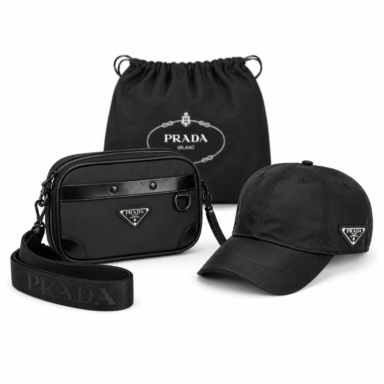 Riñonera PRADA + GORRA x 65€ OFERTA