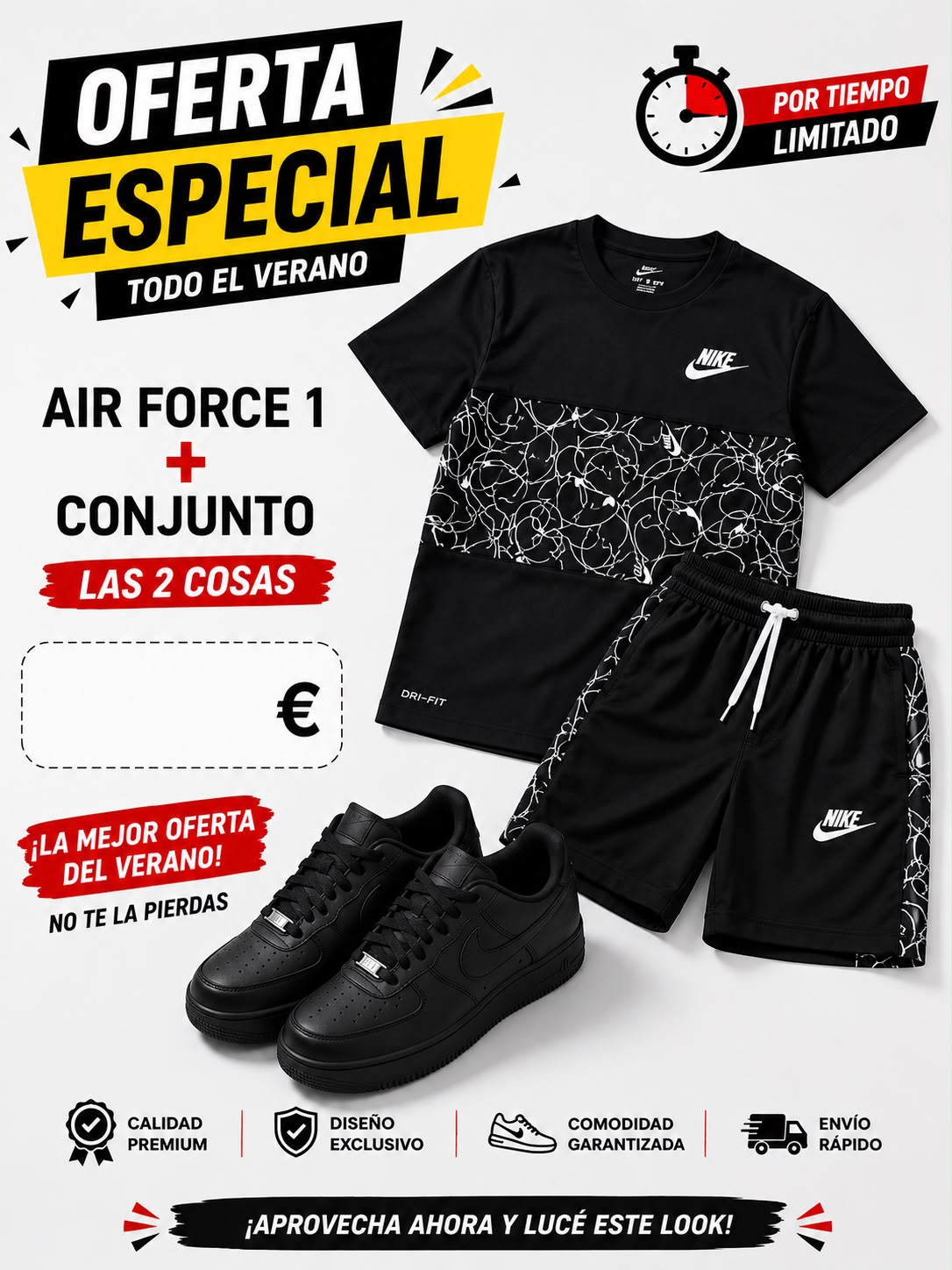 Chándal NIKE + Nike Air Force one x 65€ OFERTA - Imagen 2