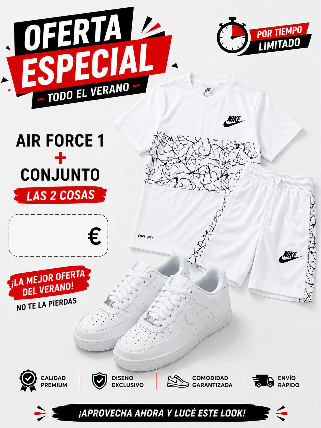 Chándal NIKE + Nike Air Force one x 65€ OFERTA - Imagen 3