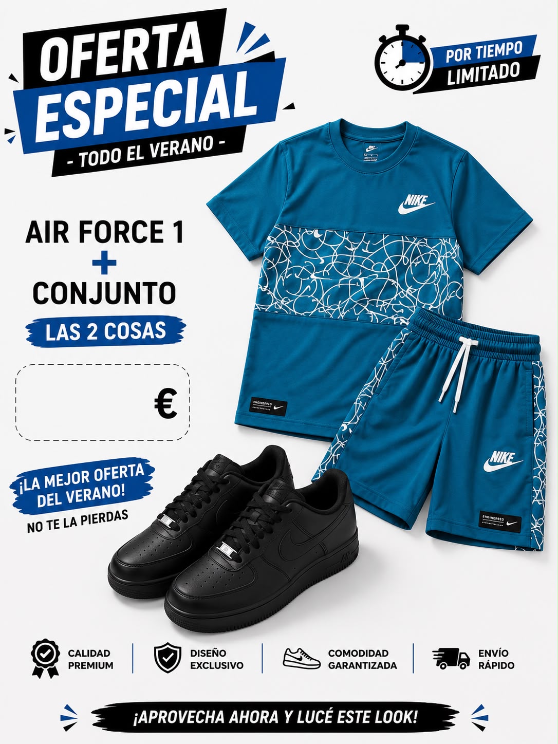 Chándal NIKE + Nike Air Force one x 65€ OFERTA - Imagen 5