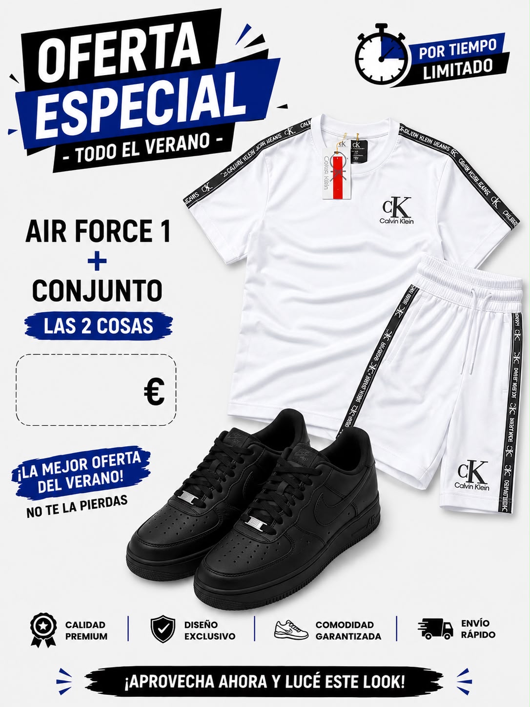Chándal CALVIN KLEIN + Nike Air Force one x 65€ OFERTA - Imagen 4