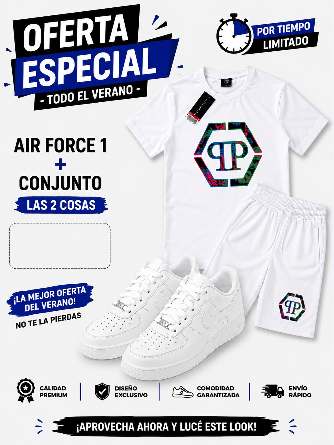Chándal PHILIPP PLEIN + Nike Air Force one x 65€ OFERTA - Imagen 2
