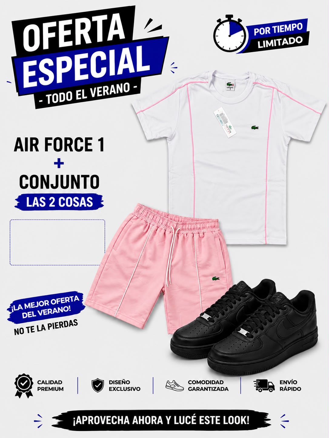 Chándal LACOSTE + Nike Air Force one x 65€ OFERTA - Imagen 8