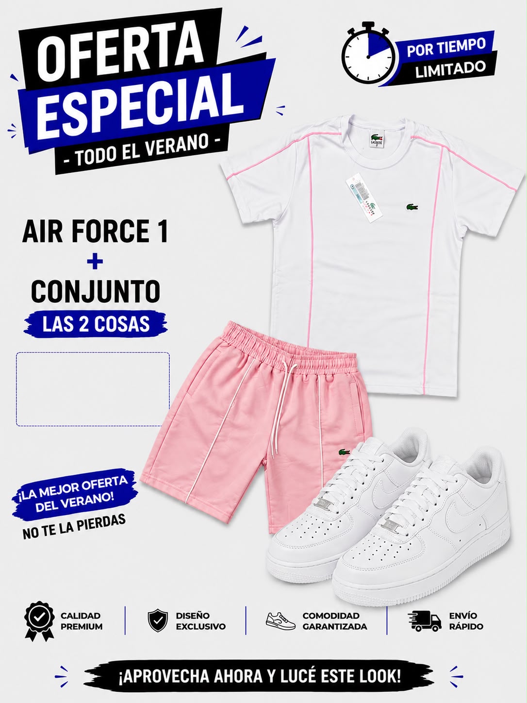 Chándal LACOSTE + Nike Air Force one x 65€ OFERTA - Imagen 7