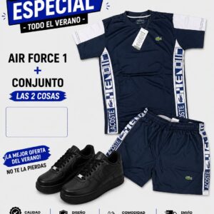 Chándal LACOSTE + Nike Air Force one x 65€ OFERTA
