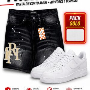 Pantalón Corto Amiri + NIKE AIR FORCE 1 X 65€ OFERTA