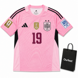 Camiseta Mundial 2 Estrellas España Lamine Yamal 19 2026/27 Fútbol