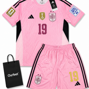 EQUIPACIÓN España 2 estrellas MUNDIAL LAMINE YAMAL 19 2026 Fútbol NIÑO