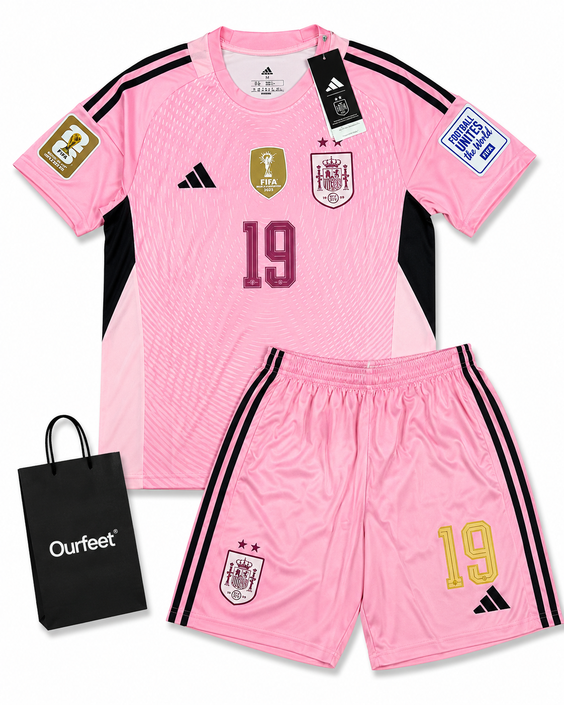 EQUIPACIÓN España 2 estrellas MUNDIAL LAMINE YAMAL 19 2026 Fútbol NIÑO