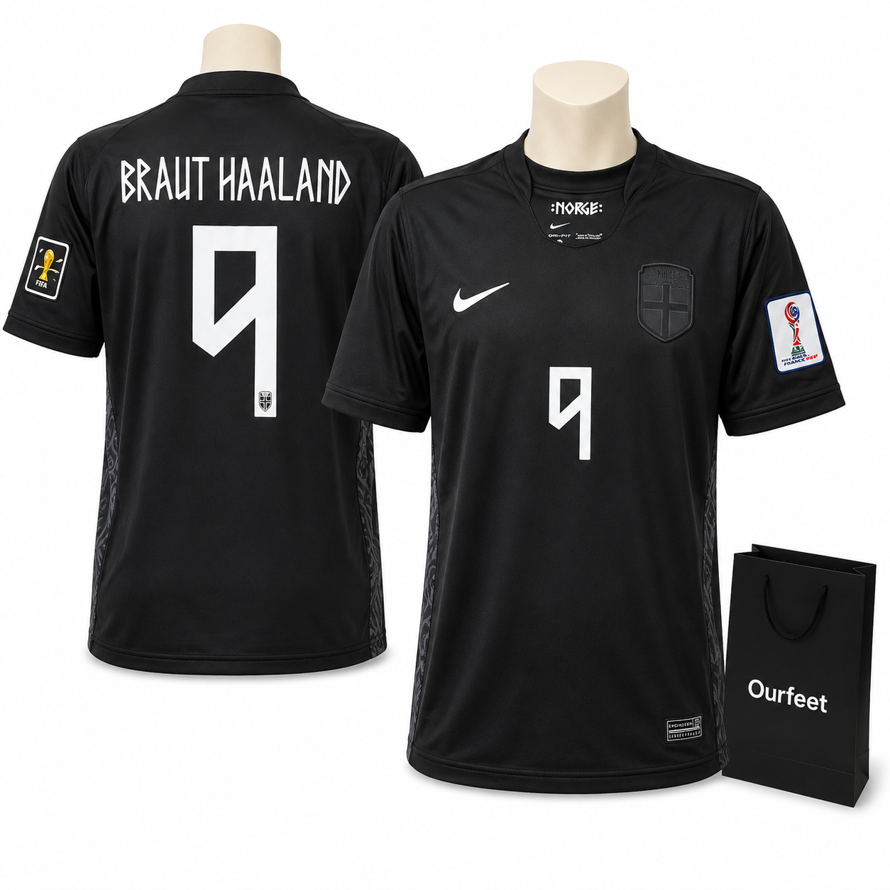 Camiseta Noruega Erling Haaland 9 Fútbol