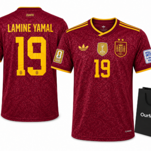 Camiseta Mundial 2 Estrellas España Lamine Yamal 19 2026/27 Fútbol