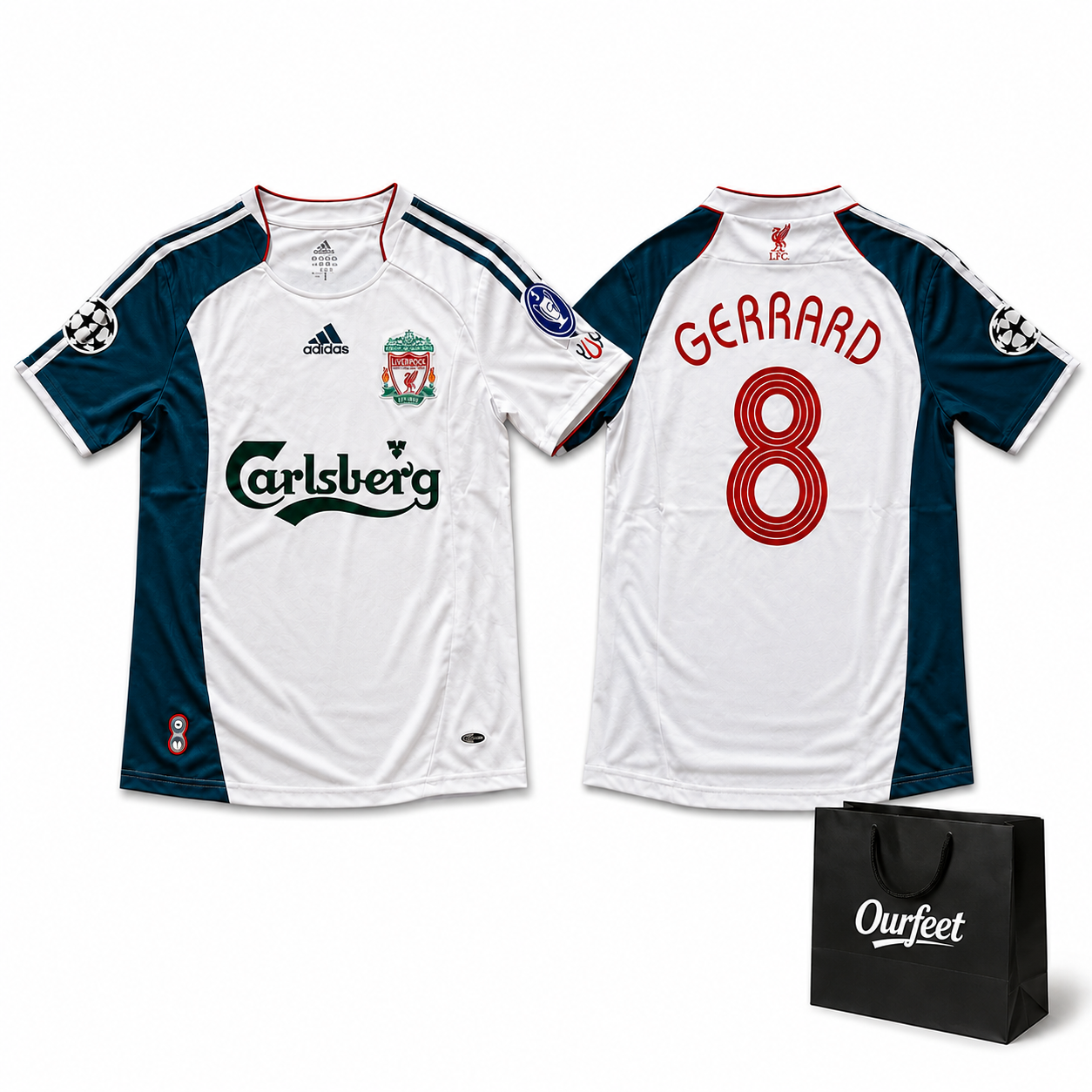 Camiseta Retro Liverpool FC Steven Gerrard 8 2004-2005
