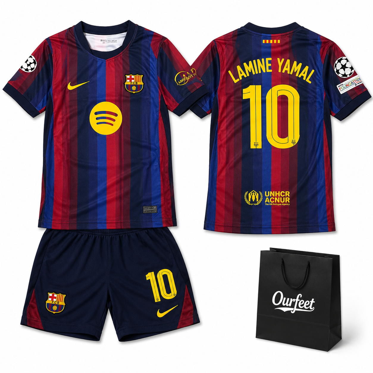 EQUIPACIÓN Barça Lamine Yamal 10 Fútbol NIÑO 2025/26