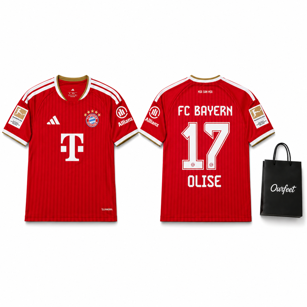 Camiseta FC Bayern München Michael Olise 17 2024/25 Fútbol