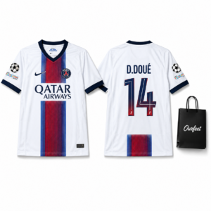 Camiseta Paris Saint-Germain (PSG) Désiré Doué 14 2025/26 Fútbol