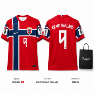 Camiseta Noruega Erling Braut Haaland 9 2024/25 Fútbol