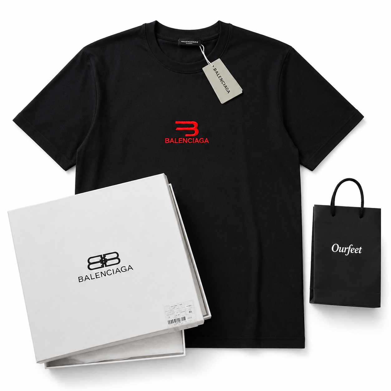Camiseta Balenciaga Calidad Superior En Caja