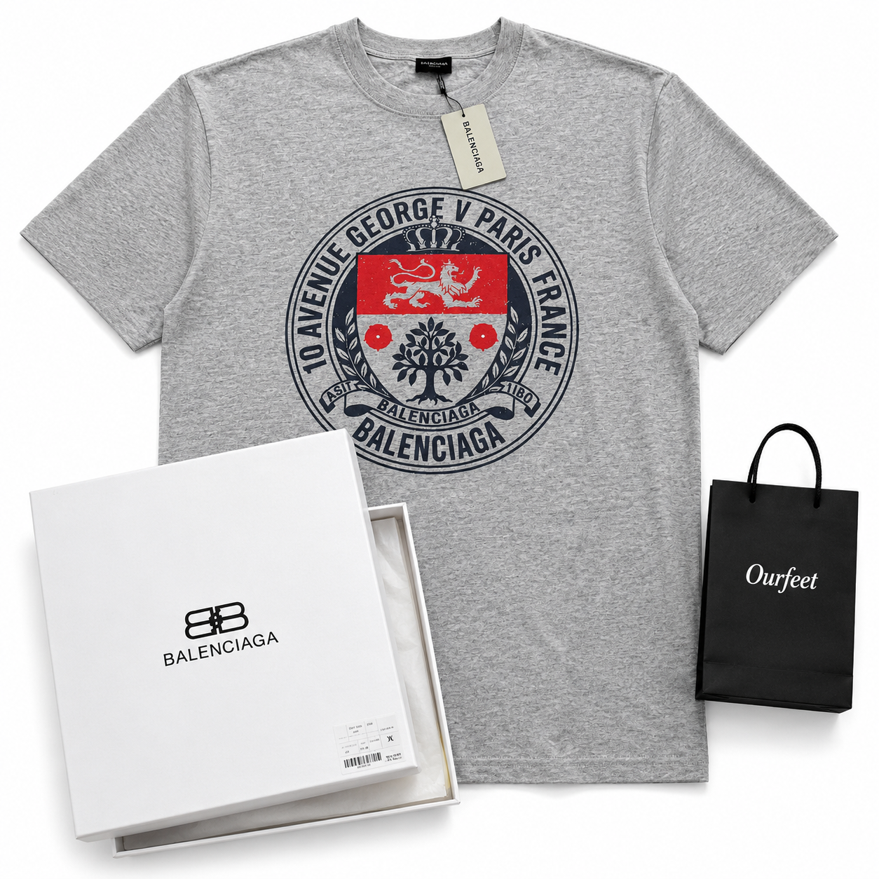 Camiseta Balenciaga Calidad Superior En Caja