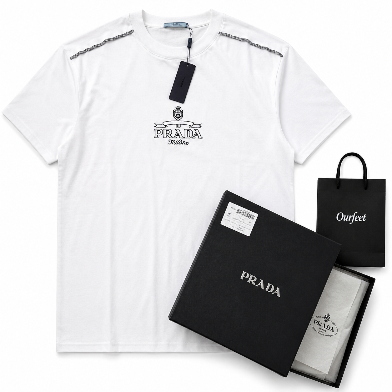 Camiseta Prada Calidad Superior En Caja