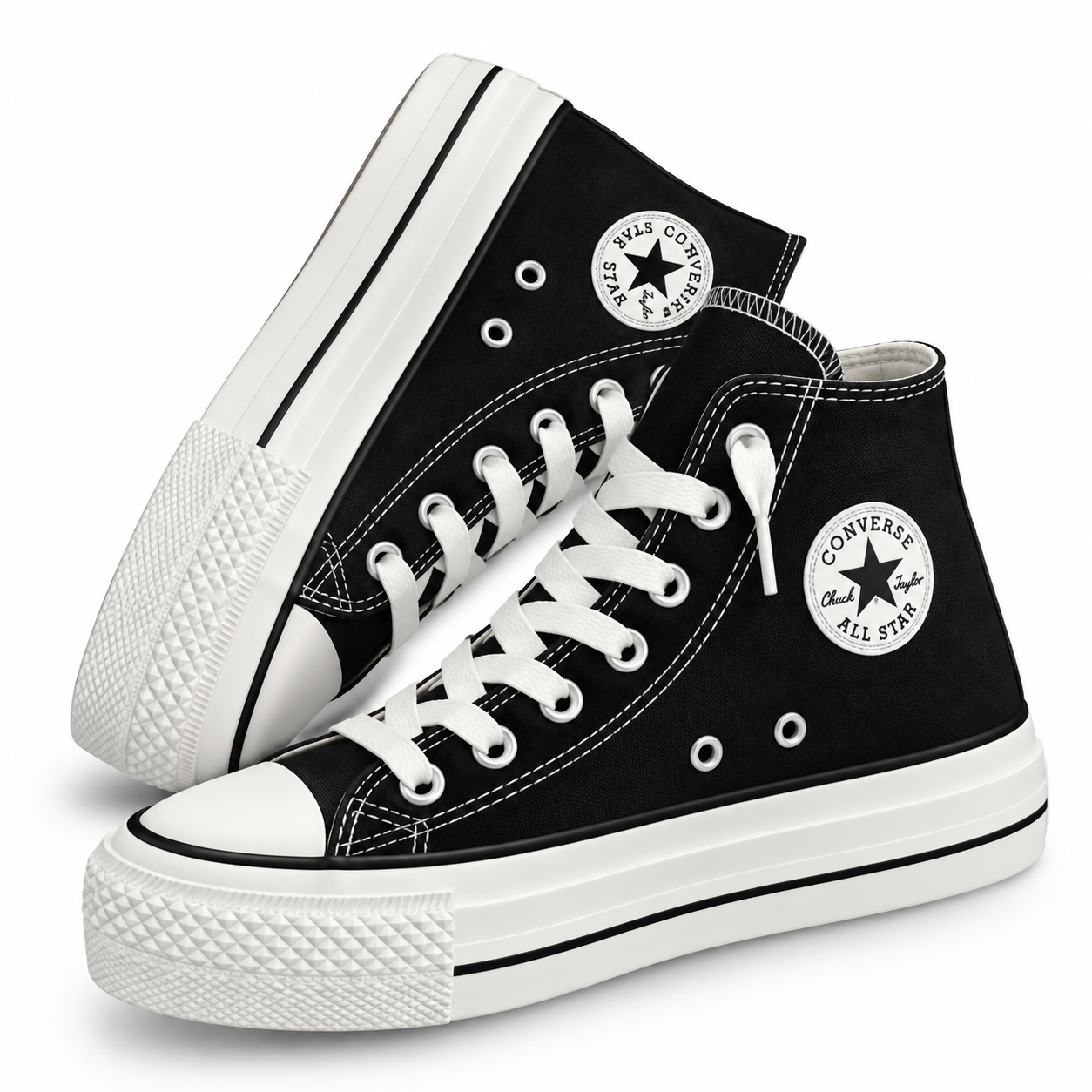 Converse All Star Plataforma Tela OFERTA