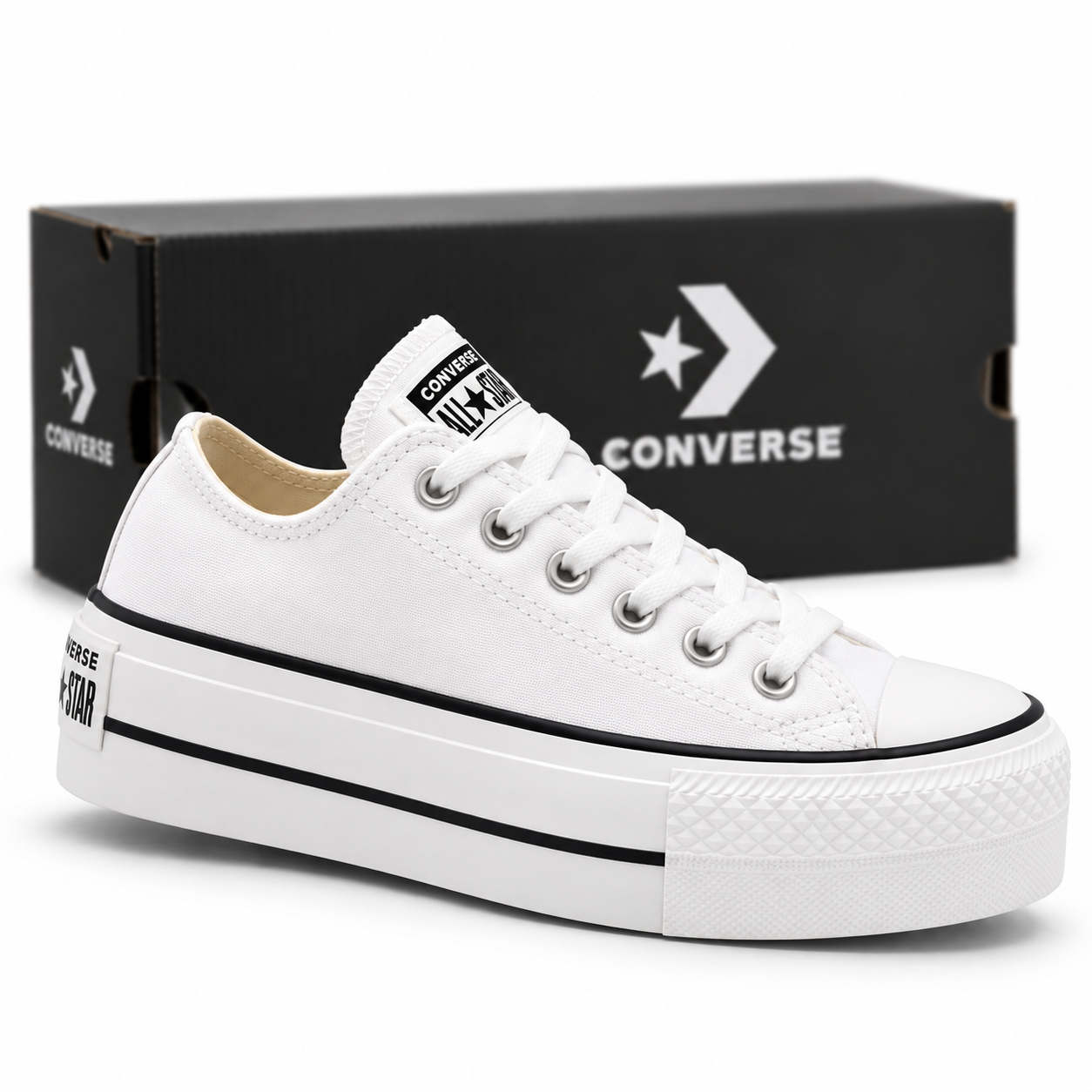 Converse All Star Plataforma Tela OFERTA