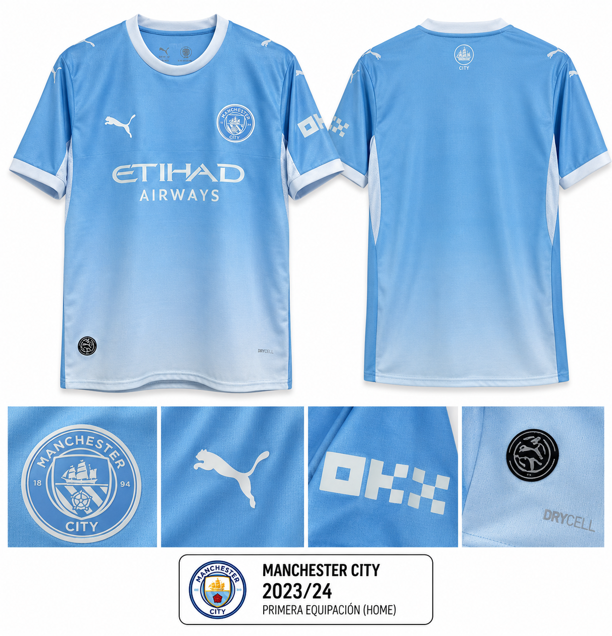 Camiseta Manchester City 2023/24 Fútbol