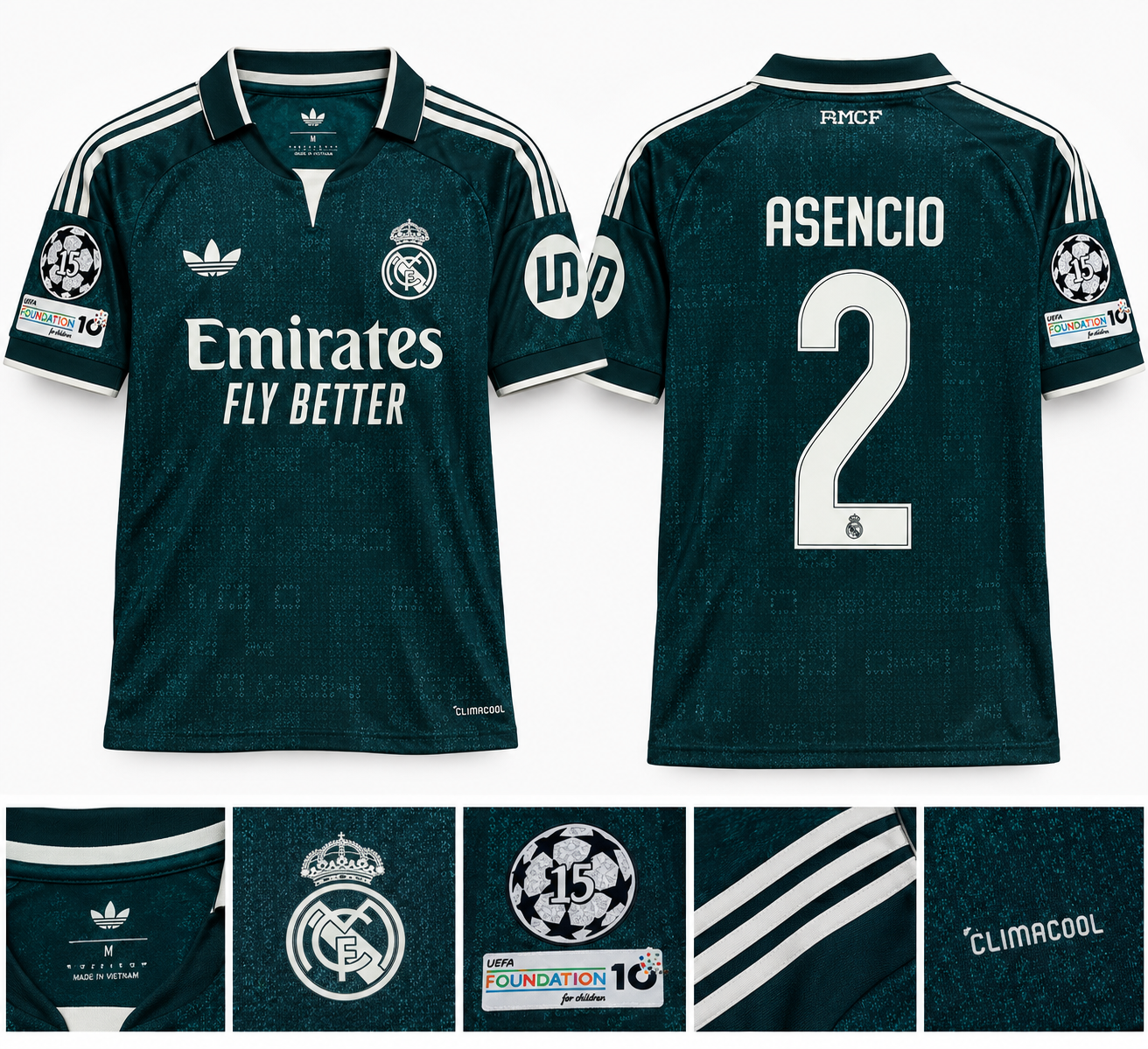 Camiseta Real Madrid Asencio 2 2025/26 Fútbol